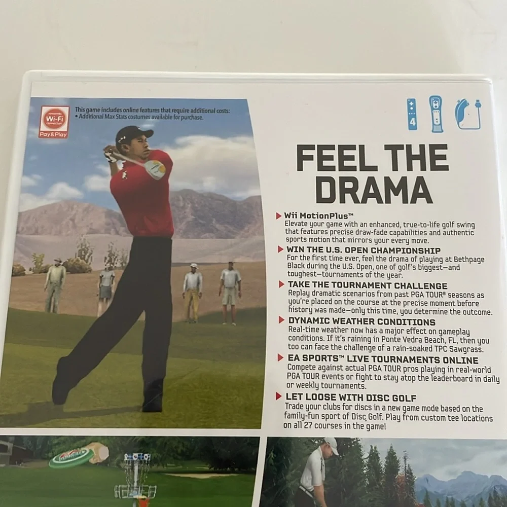 Nintendo Wii 2009 Tiger Woods PGA Tour 10 Video Game
